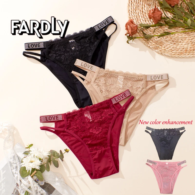 Бренд FARDLY launches новые стринги с надписью эластичный пояс сексуальное нижнее белье