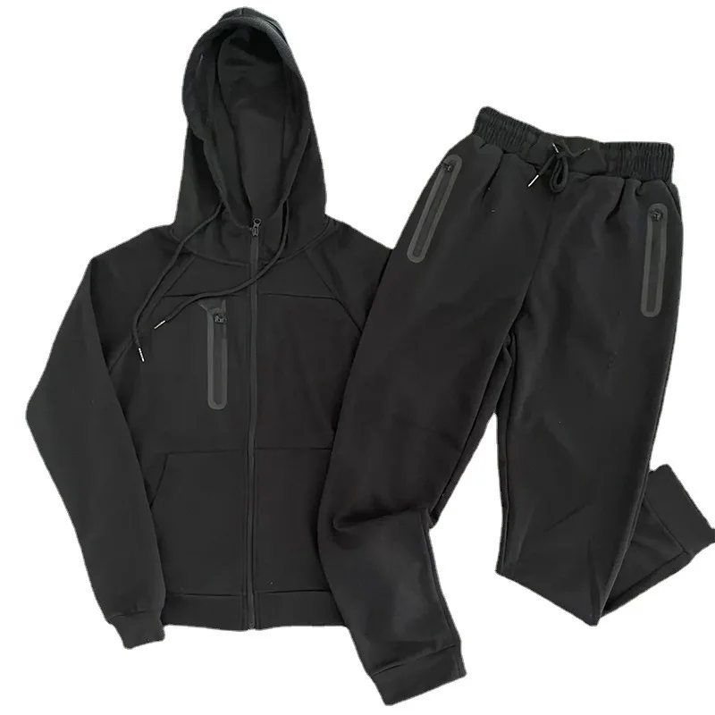 Spring Autumn Casual Sports Suit Men's 2023 Outdoor Tracksuit Sport Suit Hoodie Sweatsuit Sweatshirt Pullover Jacket Pant Set