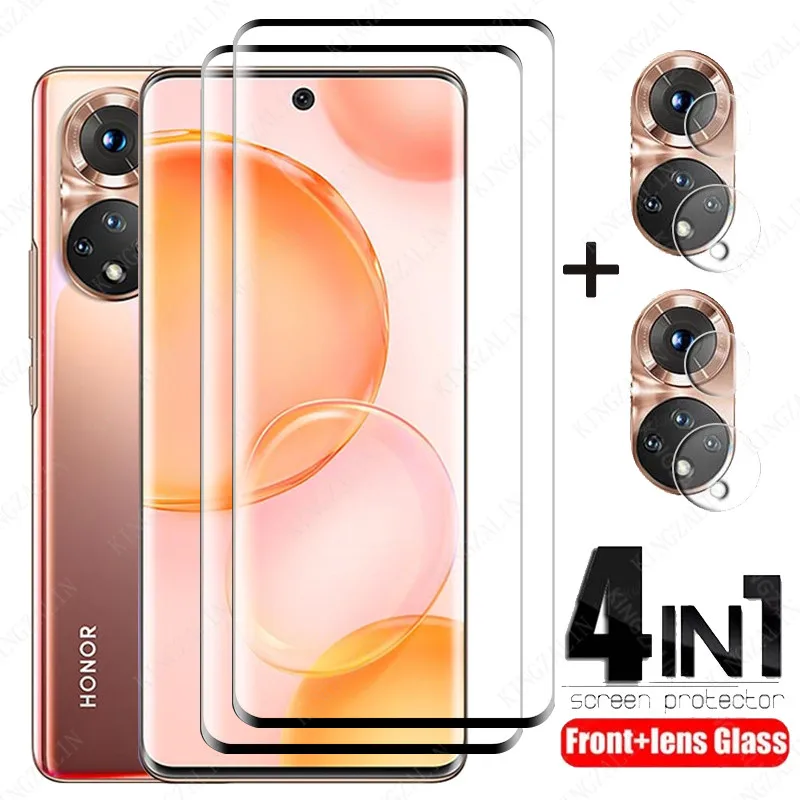 

4 in 1 Tempered Glass for Honor 50 pro 50se camera lens screen protector protective glass film for honor 50 50 lite 50 Pro glass