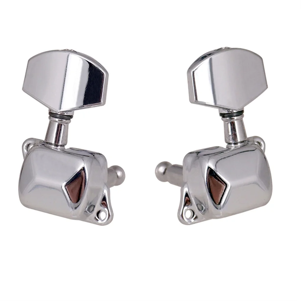 

6 Pieces 6-strings Wood Guitar Machine Head Tuning Pegs Guitars Tuners Keys Replacing Parts Stringed Instrument Repair 6 Right