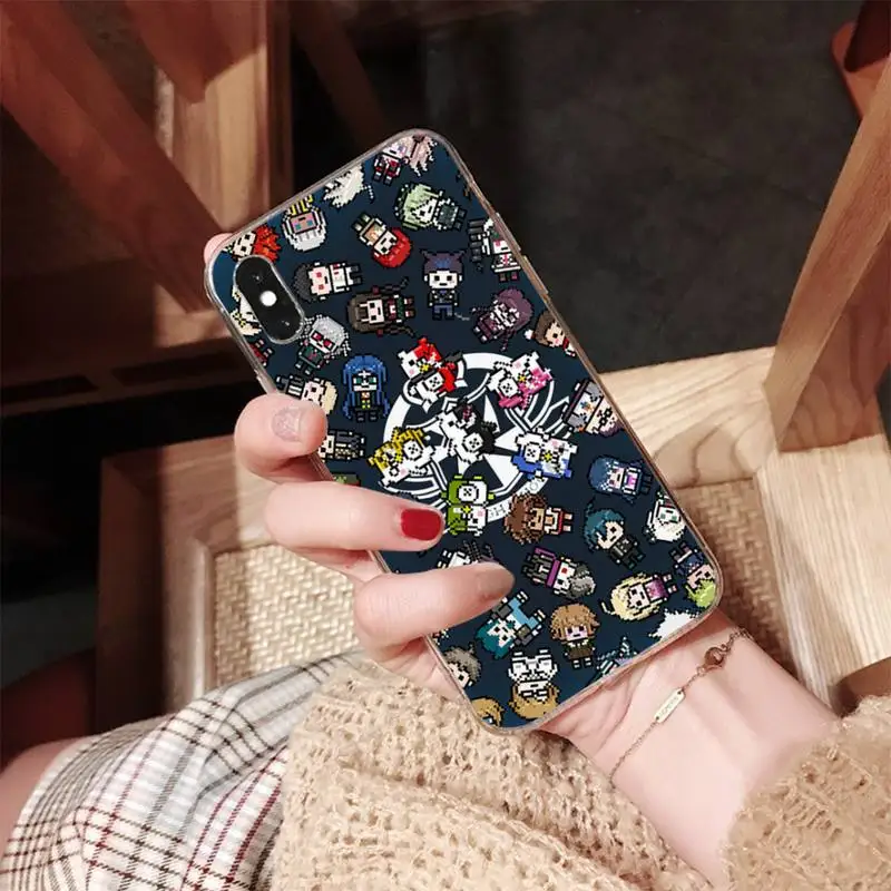 Yinuoda DANGANRONPA Phone Case for iPhone 11 12 13 mini pro XS MAX 8 7 6 6S Plus X 5S SE 2020 XR case