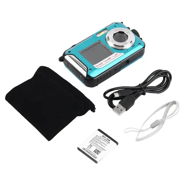 Portable Digital Camera 1080P Video Camcorder Photo 16X Zoom Anti-shake 2.7 Inch Large TFT Screen USB Charge Digital Camera 1