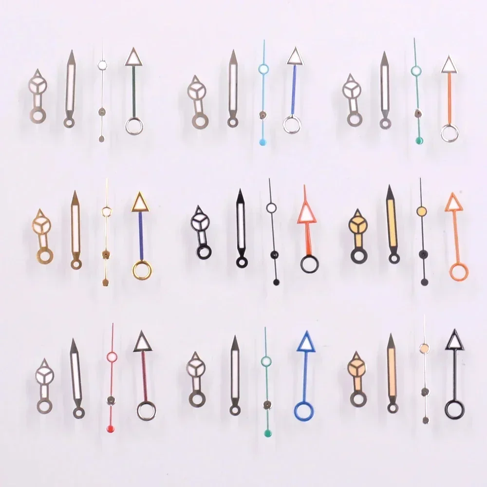 Набор Стрелок Для Часов Nh34 Gmt Механизма Nh34a Skx Ssk Bgw9 Lume 4-стрелочный Explorer Ii 24-часовой