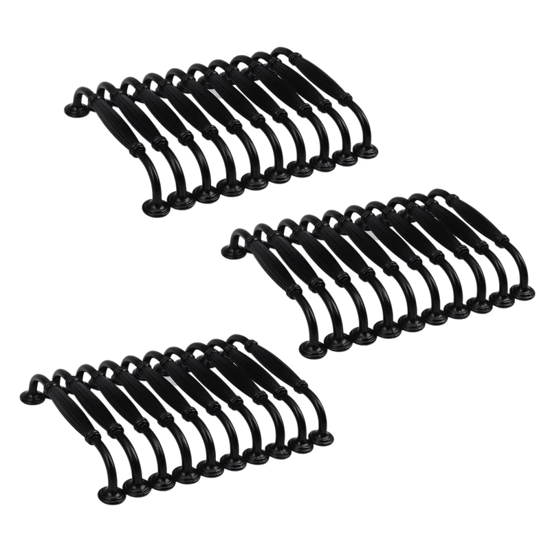 

Hot YO-30Pcs Hole Spacing 128Mm Kitchen Cabinet Door Handles Drawer Furniture Bedroom Pull