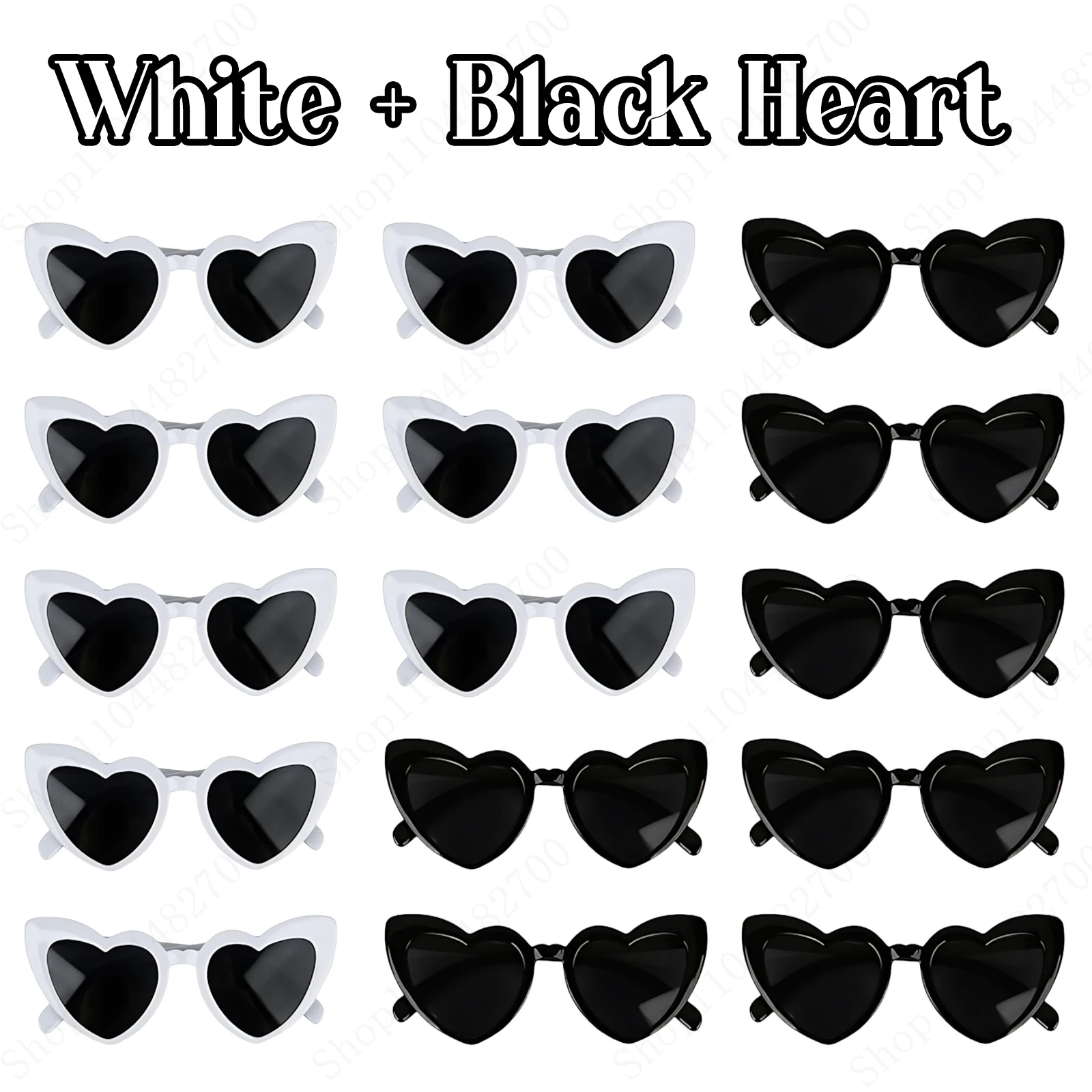 

Свадебные солнцезащитные очки в форме сердца XMSJ