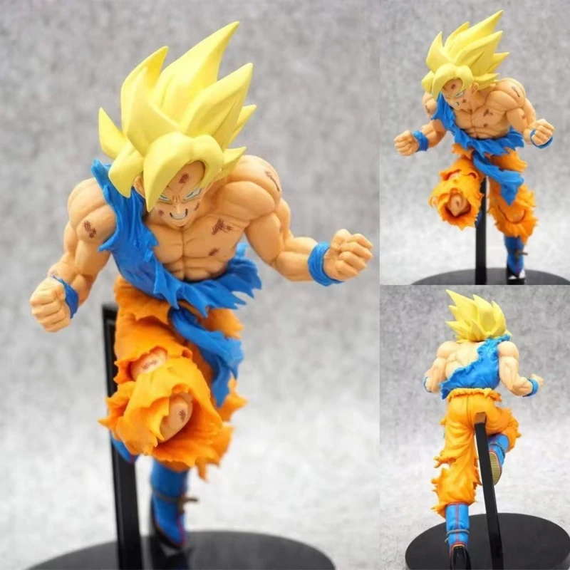 

2022 Anime New Dragon Ball Z Super Jump 50th Anniversary Monkey King Figure Boy Collection Toy 19cm Decorative Ornament