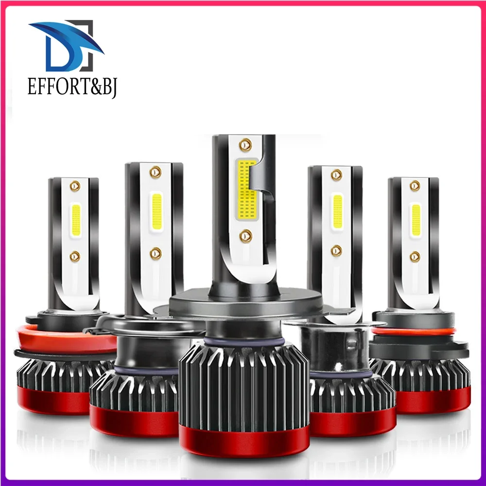 G2R Автомобильная светодиодная фара H1 H4-H/L H7 H8 H9 H11 9005/HB3 9006/HB4 9012 80 Вт 8000LM 6000K