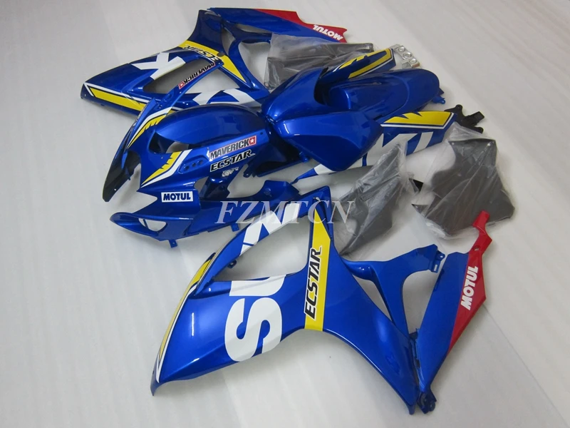 

Injection New ABS Whole Fairings Kit Fit For SUZUKI GSXR600 GSXR750 06 07 R600 R750 K6 GSXR 600 750 2006 2007 Custom Red Yellow