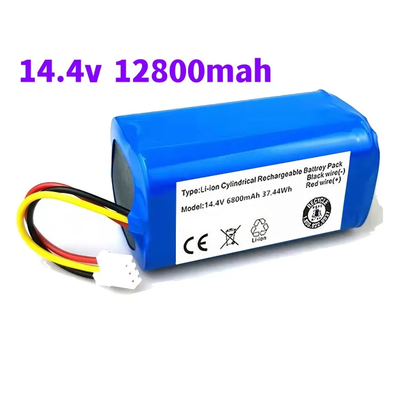 

Alta capacidade 14.4v 12800mah li-ion bateria recarregável para liectroux c30b robô aspirador de pó, 1 pc/pacote