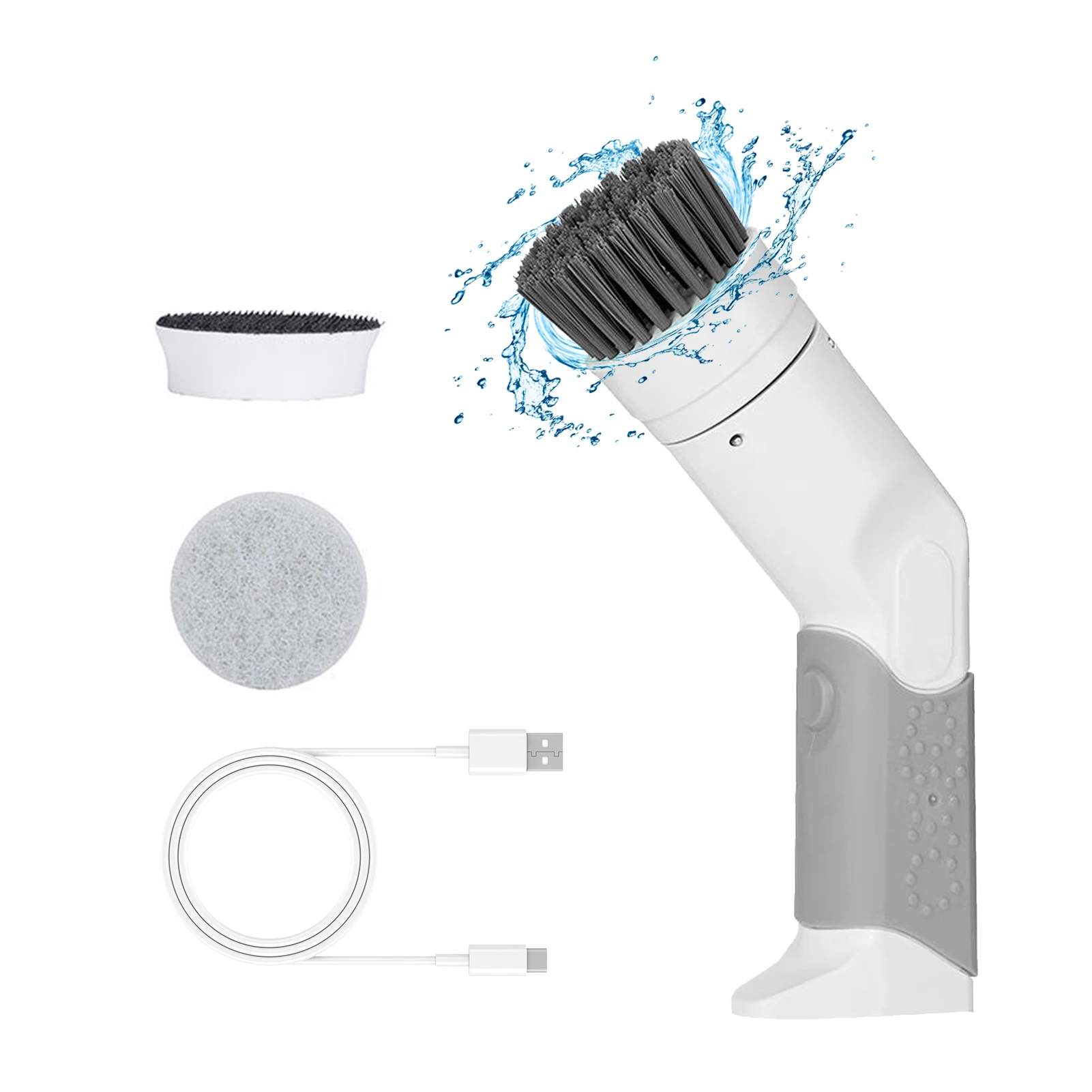 

Electric Cleaning Brush Lightweight Electric Cleaning Brush Easy To Use Handheld Shower Cleaner Brush For Bathroom Shower Tub