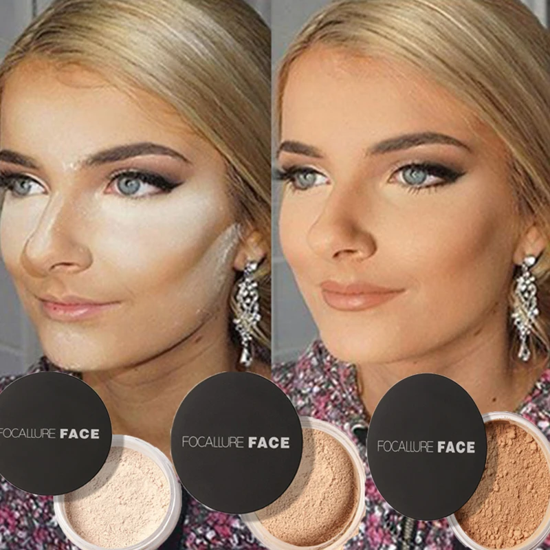 

3 Colors Matte Loose Powder Makeup Professional Face Styling Powder Invisible Pores Oil Control Makeup Translucent Brightening
