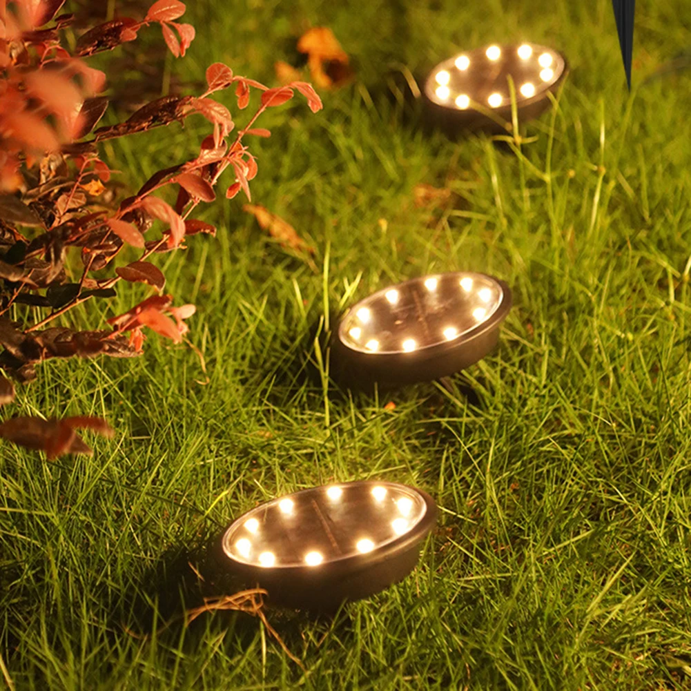 

1pc LED Solar Lawn Yard Led Solar Lights Buried Solar Garden Light Waterproof Outdoor PathWay Floor Under Ground Spot Lamp