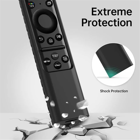 Силиконовый чехол для Samsung SolarCell 2023, TM2360E BN59-01432A TM2361E BN59-01439A Smart TV Remote Anit-Lost со шнурком