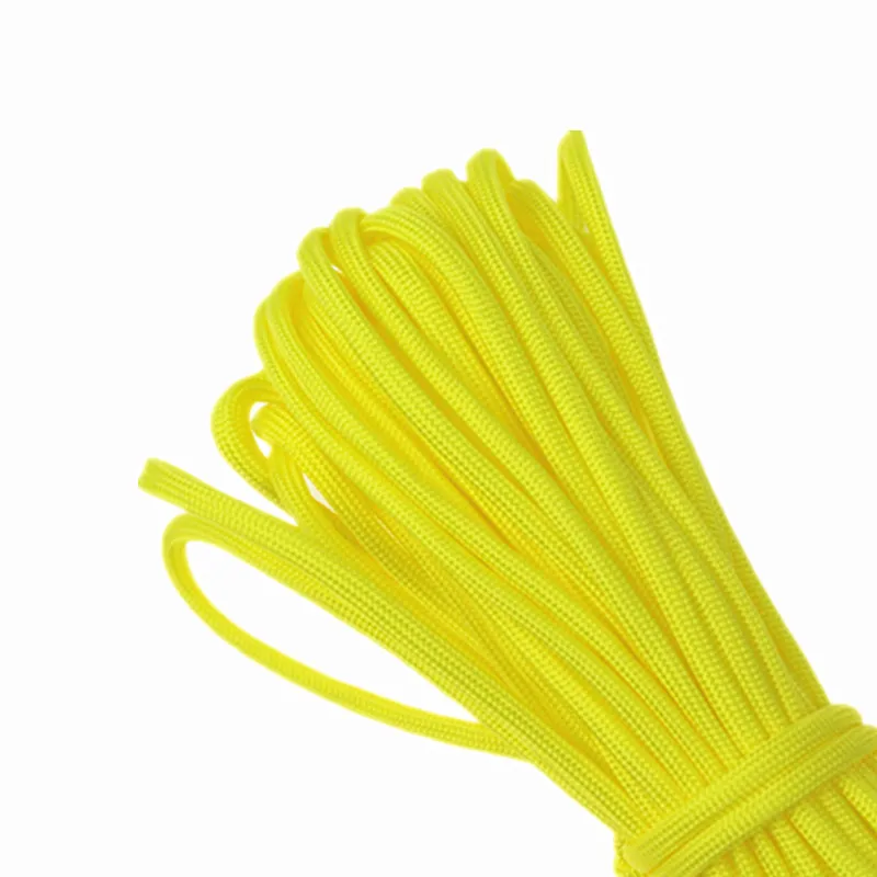 

10 ярдов, браслеты из Паракорда однотонного цвета, веревка, 7 нитей, парашютный шнур, для кемпинга, походов, «сделай сам», Паракорд #9117