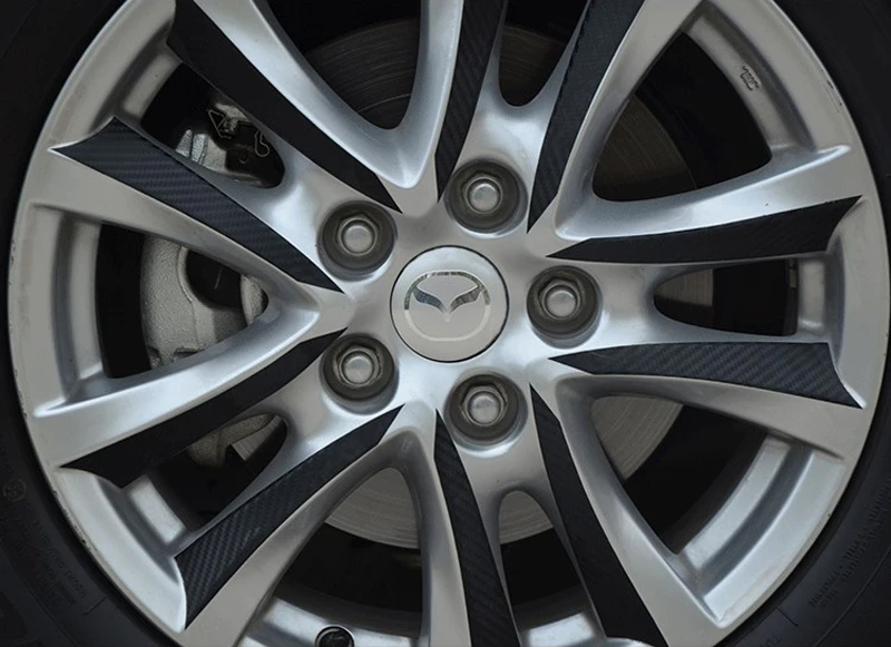 4 шт. наклейки на колеса автомобиля Mazda 2 3 5 6 |