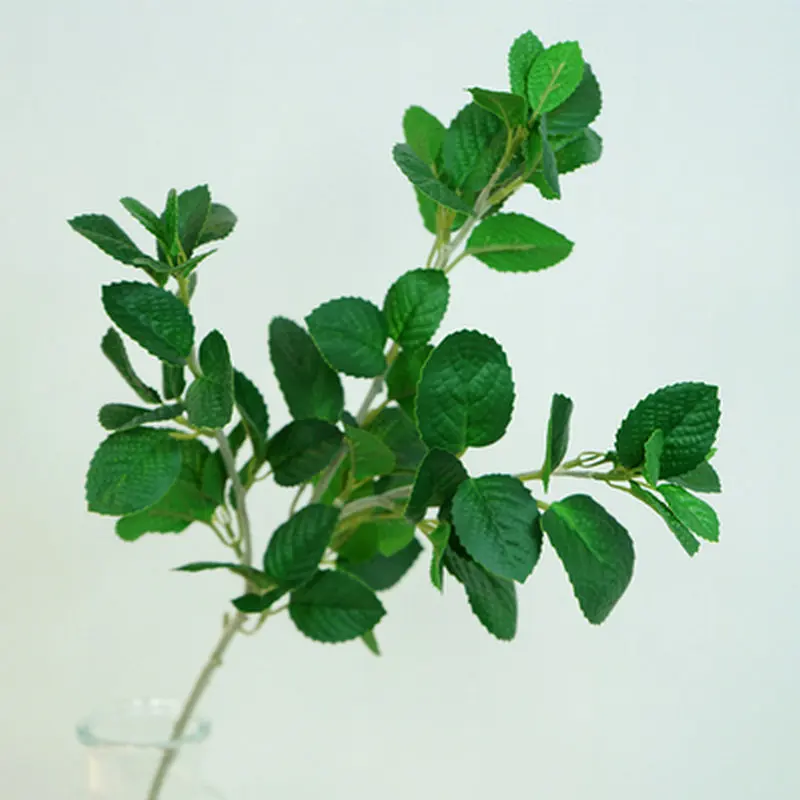 

High Quality Green Mint Nordic SimulationCustom wedding card artificial flowers artificial flowers window props wedding decorati