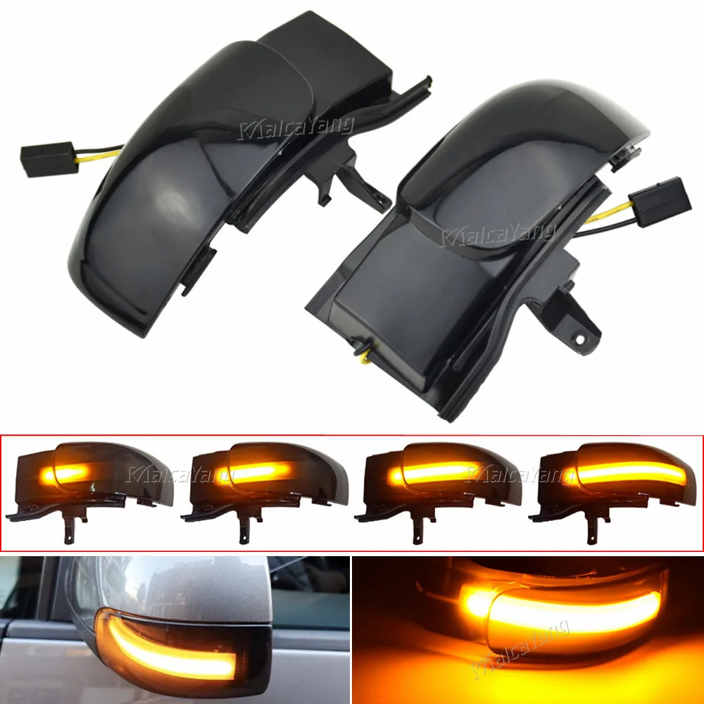 

2x Dynamic Blinker For VW Touran 1T1 1T2 2003 2004 2005 2006 2007 2009 LED Turn Signal Light Side Lamp arrow mirror indicator