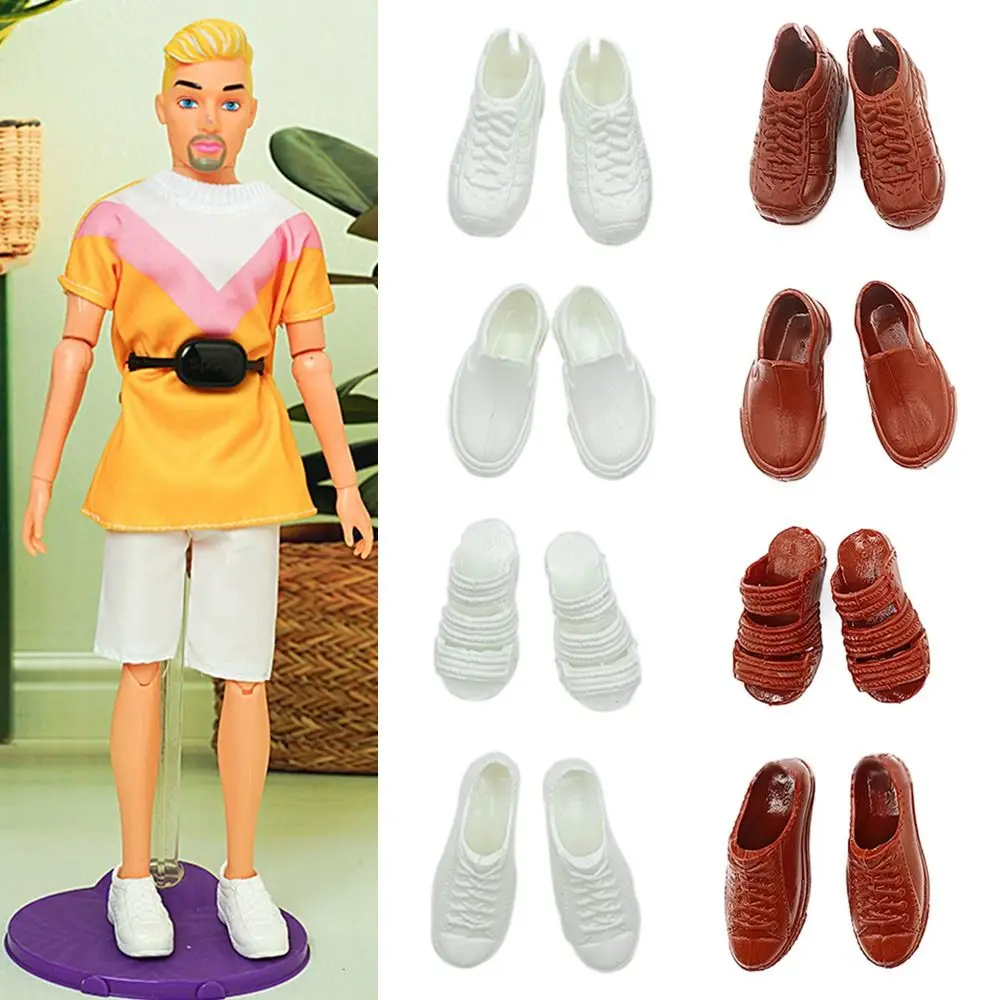 

Аксессуары кукла спортивная обувь 1/6 мужские Куклы Оригинальные Дети DIY одевание принц мужские модные ботинки сандалии для кукол обувь