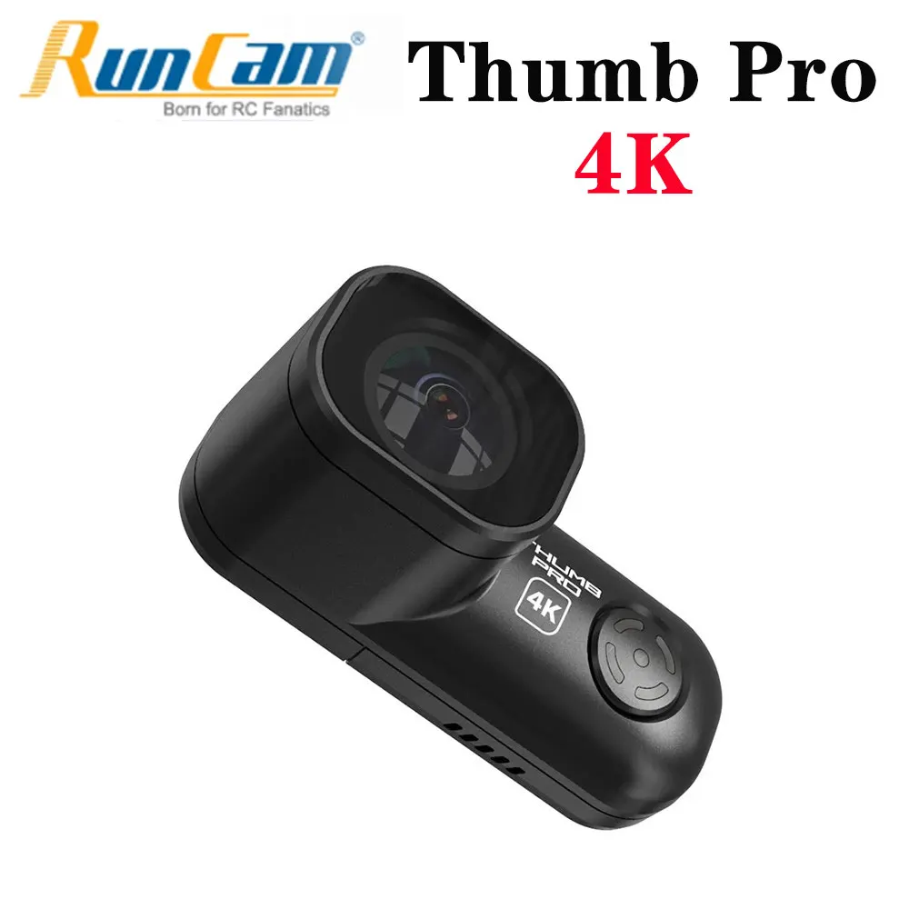 RunCam большой палец Pro 4K мини HD экшн FPV Дрон камера 16g встроенный гироскоп для