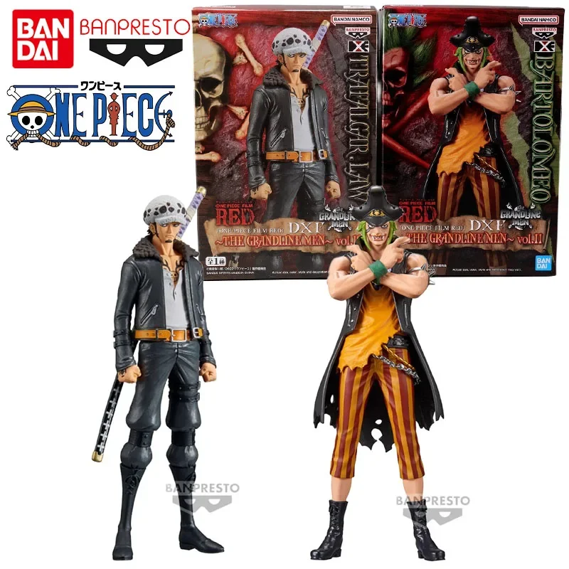 Bandai натуральная аниме-фигурка Banpresto ONE PIECE DXF Trafalgar D. Water Law Bartolomeo экшн-игрушки для