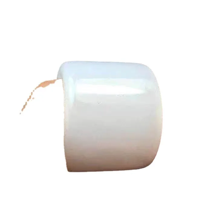 Натуральные 100% натуральные белые нефритовые кольца ювелирные изделия кольцо с