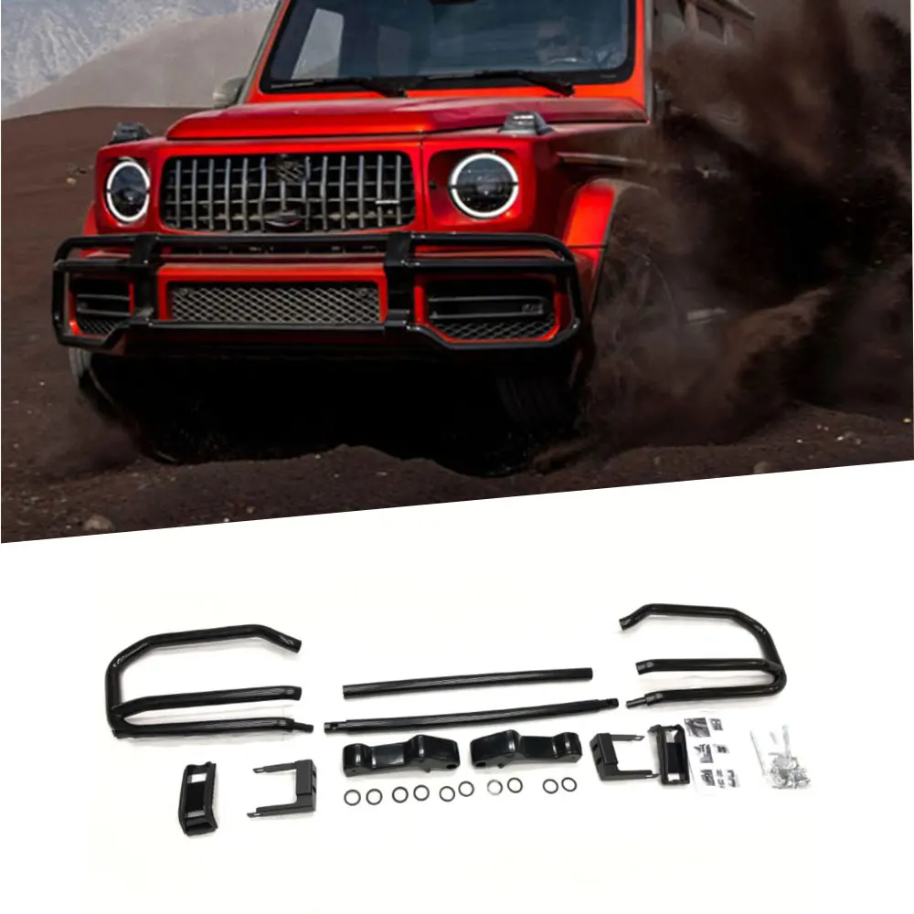 

Stainless Steel W464 G550 Front Bumper Guard For Mercedes Benz G Class G550 G350 G500 G63 AMG Front Bumper Bull Guard