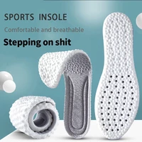 orthopedic memory foam sport insoles for sneakers comfort inner sole running shoes cushion breathable deodorization pu soft pads