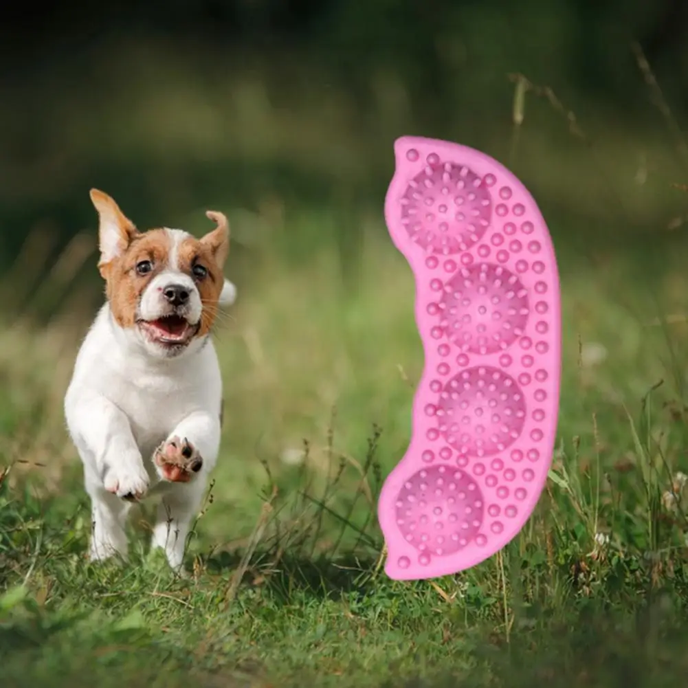 

Funny Anti-scratch Soft TPR Pet Interactive Bite Peasecod Toy Pet Accessories Dog Teething Toy Dog Chew Toy