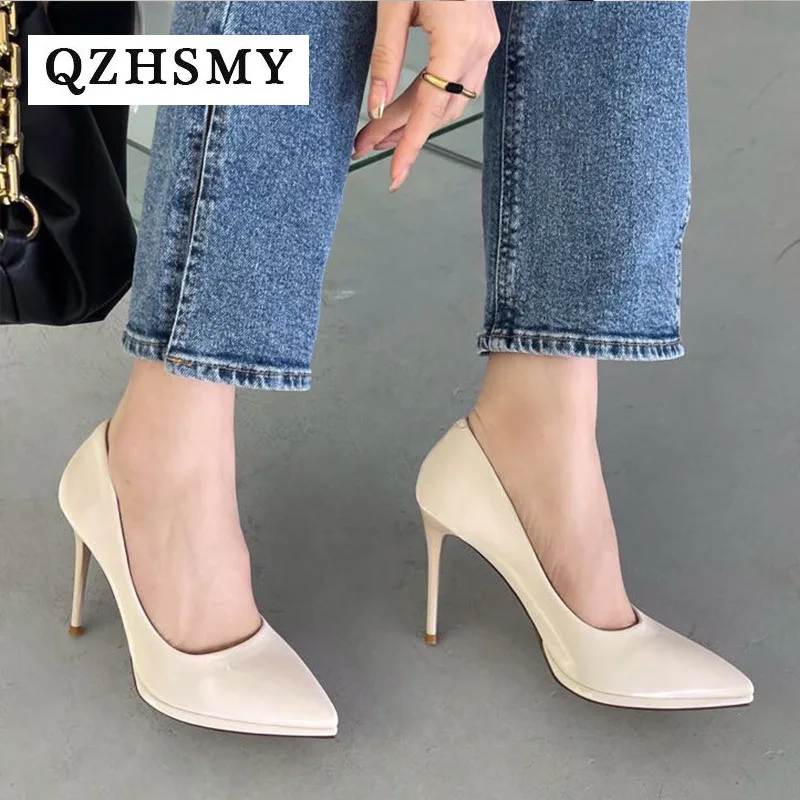 

Office Thin Heels Pumps Women Shoes Pointed Toe Wedding Dress Shoes Woman 2022 Summer Spring Dress Party QZHSMY