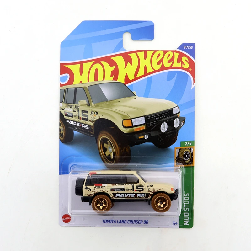 Горячие колеса TOYOTA LAND CRUISER 80 Мини Сплав купе 1/64 металл литья под давлением модель