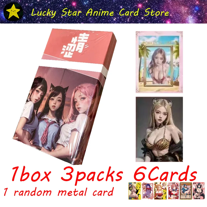 История богини Waifu карты QingSe Acg Poker аниме девушка вечерние купальник бикини