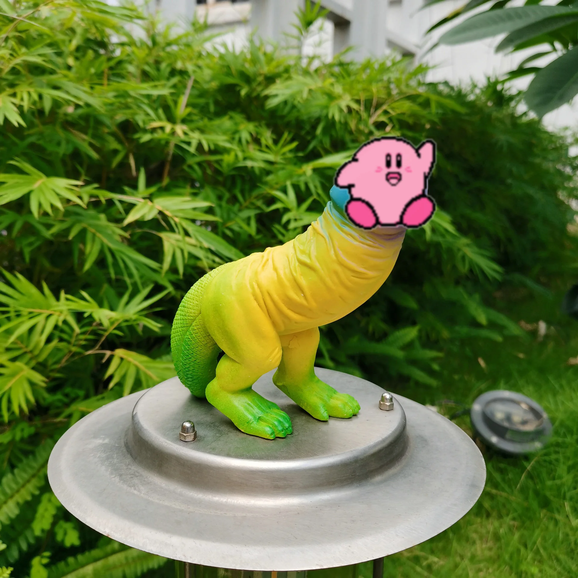 

Handmade Ding Ding Dinosaur Statue Fun Creative Garden Decoration Outdoor Accessories Home Decor Jardin Home Room Decoration
