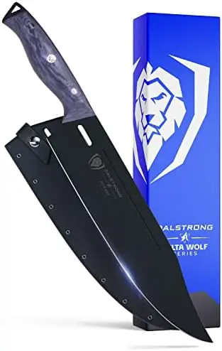 

Knife - 10 inch - Delta Series - -Thin & Zero Friction Blade - HC 9CR18MOV Steel - Black Nitride Coating - G10 Camo Handle Acc
