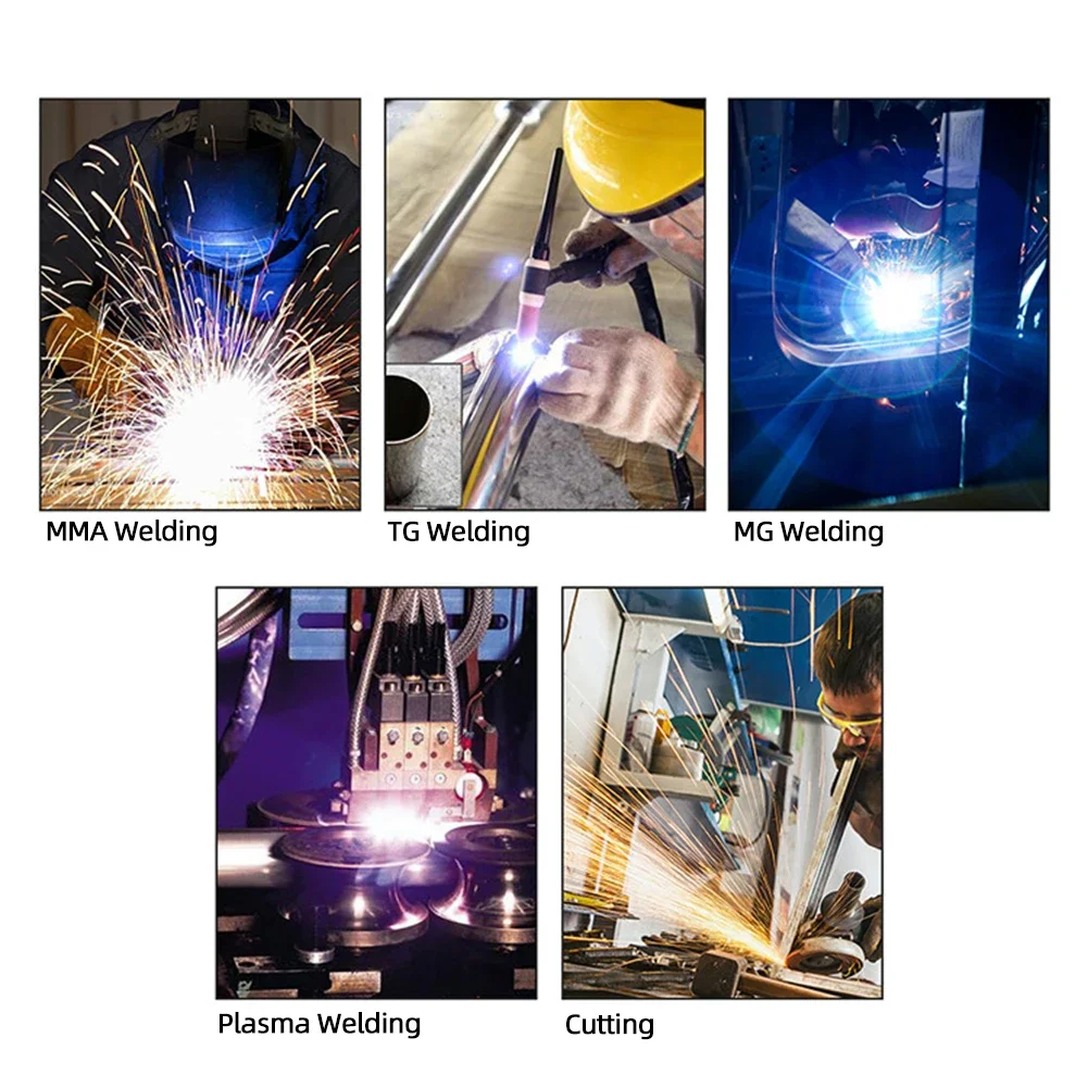 Профессиональные Сварочные Шлемы С Солнечной Батареей Auto-D Pangerching Прозрачные