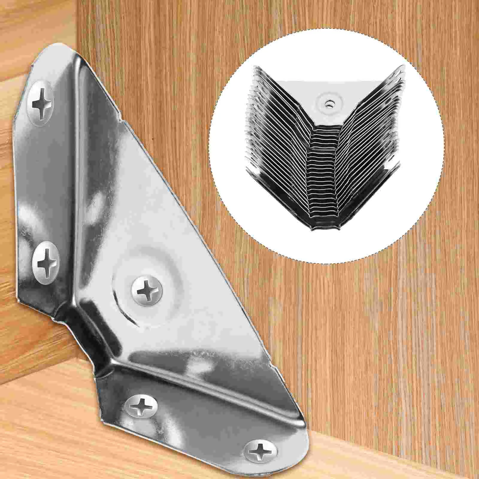 

Corner Furniture Bracket Brace Support Metal Shelf Joint Fastener Accessories Cover Case Guards Cabinet Guard