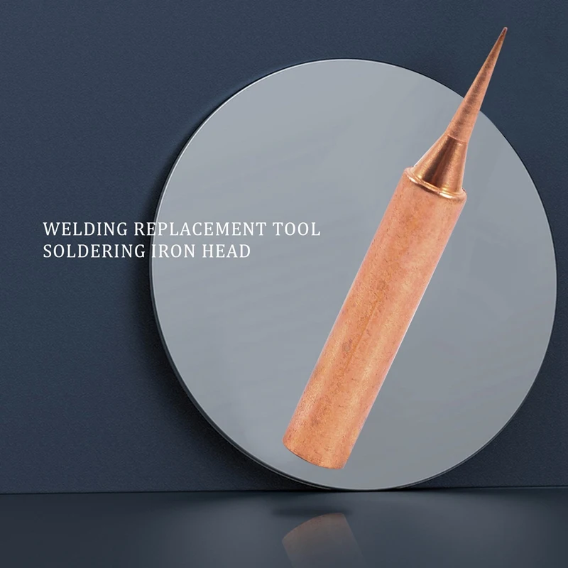 10 Pieces Of 900M-Ti Copper Soldering Iron Head Base Lead-Free Electroplated Nickel For Welding Table Tools