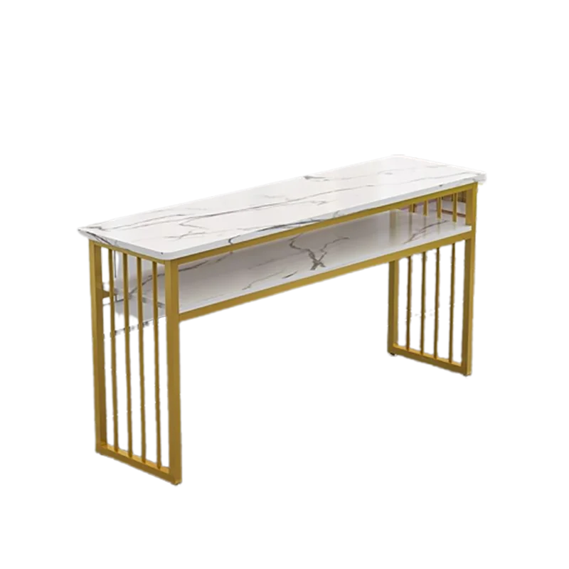 Профессиональный маникюрный стол мрамор изысканный сервис белый для гостиной