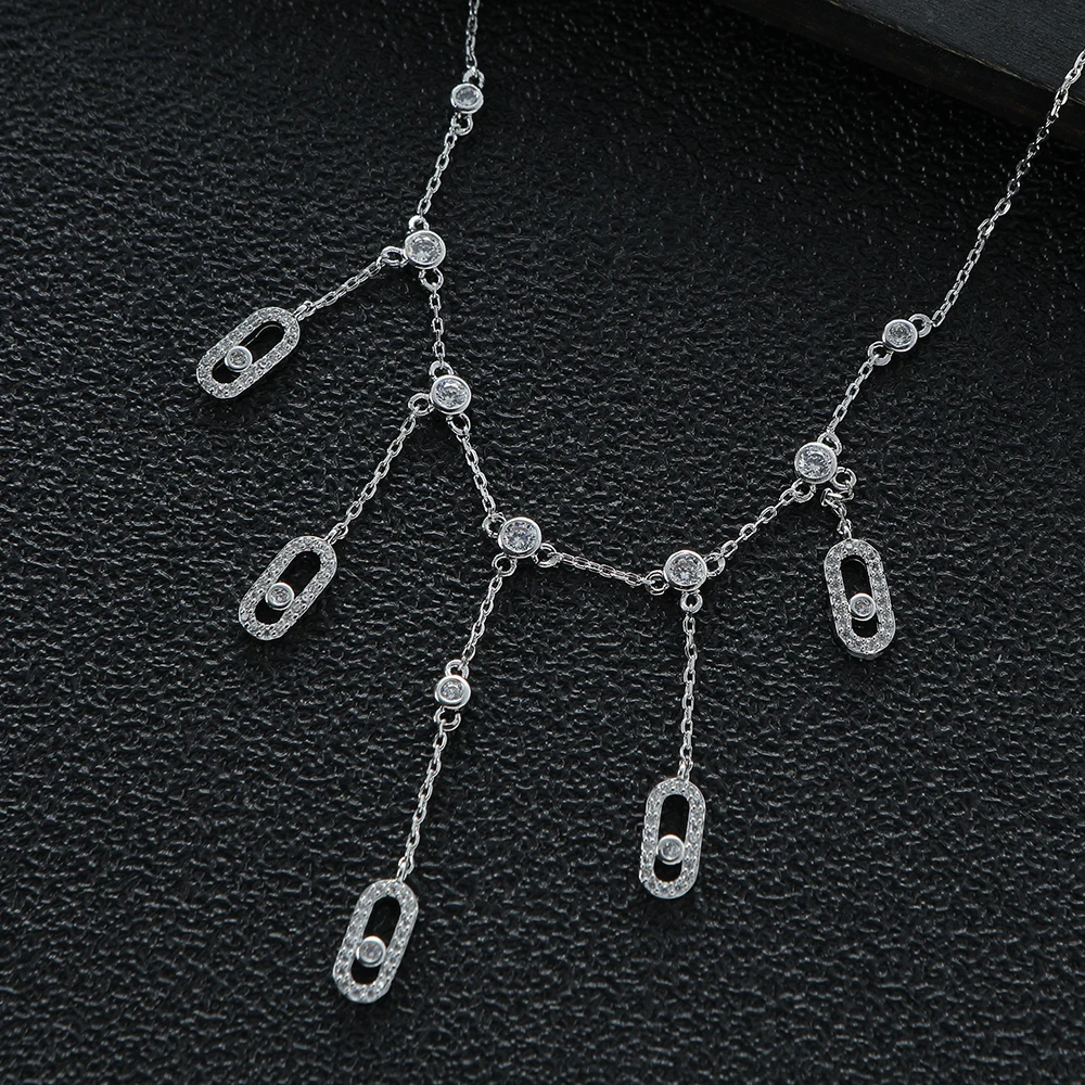 И модное ожерелье с геометрическим рисунком женская подвеска для подарка