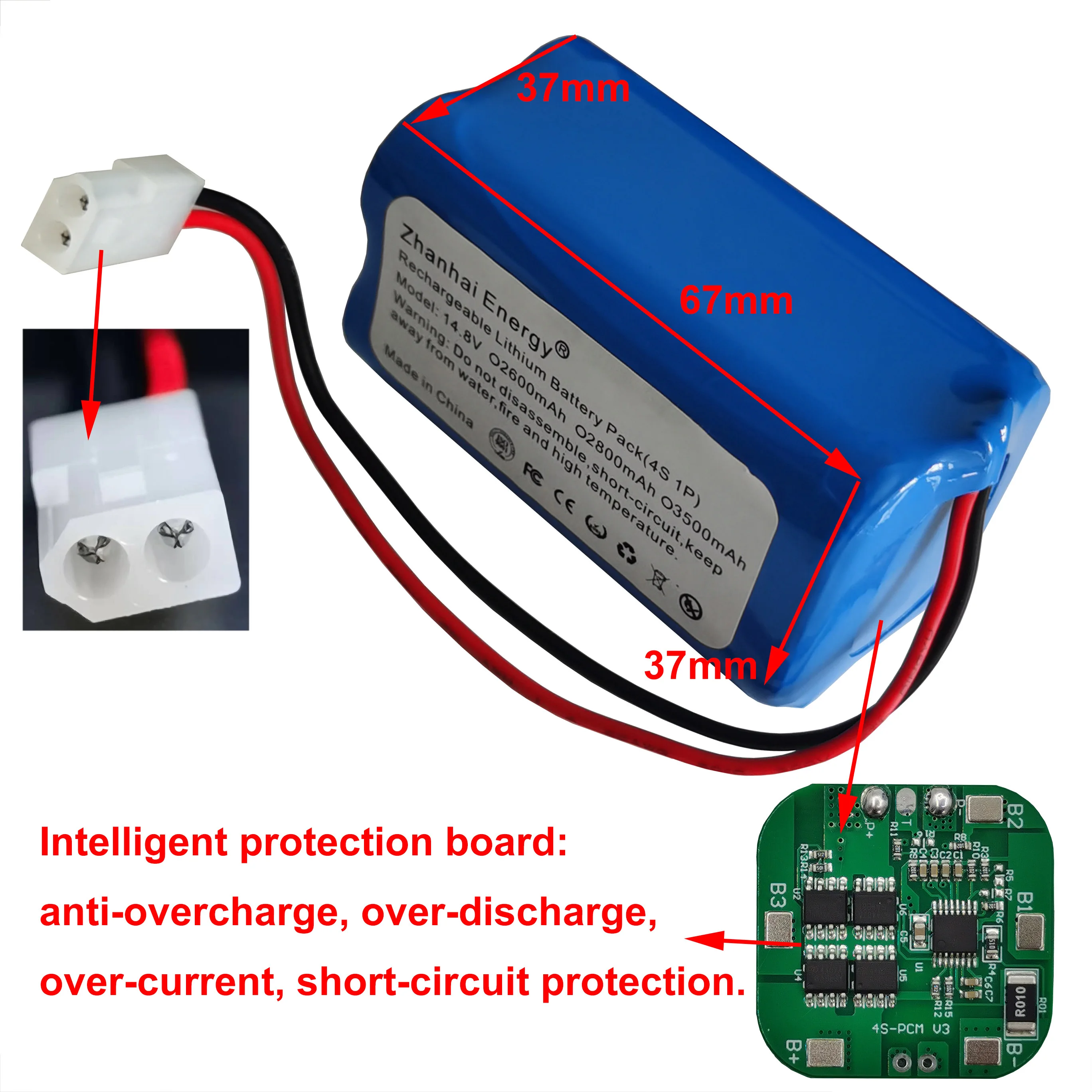 Ceny 14.4V 14.8V 3500mAh 2800mAh 2600mAh Akumulator Litowo-jonowy Cylindryczny Do Zamiatania Robota Xiaomi G1 Panasonic MC-WRC53