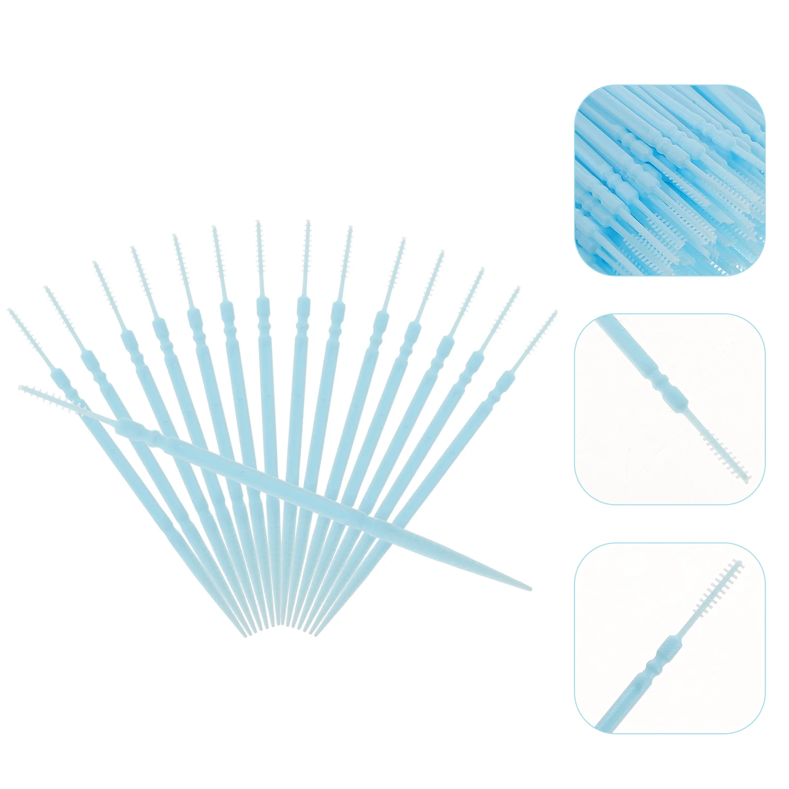 

1100pcs Double-ended Environmental Plastic Toothpicks Disposable Teeth Sticks Dental Oral Care Tooth Sticks (White) For