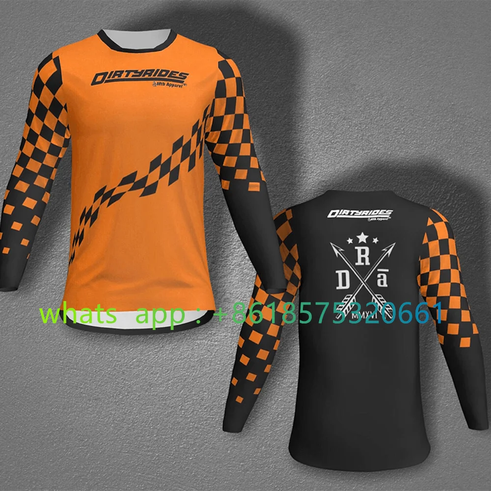 Футболка Dirtyrides Мужская для горного велосипеда одежда езды на горном велосипеде и