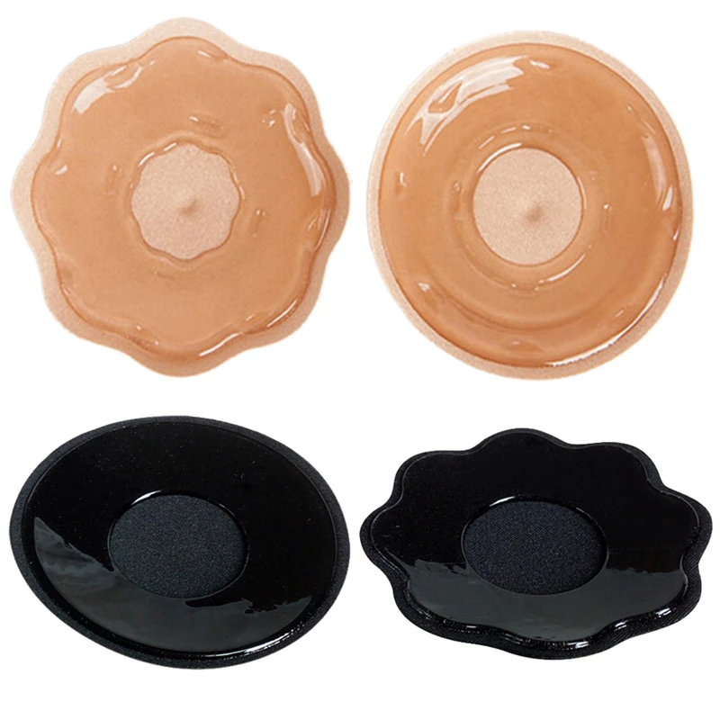 

1Pair Sexy Bra Pad Reusable Self Adhesive Silicone Breast Pad Chest Stickers