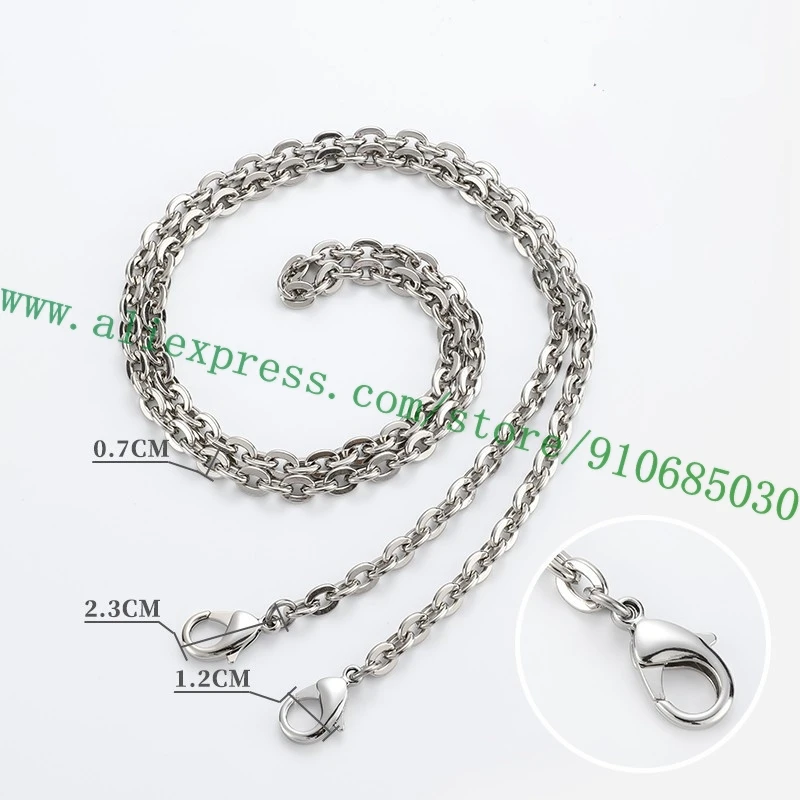 Полированная блестящая Наплечная лямка из нержавеющей стали с металлической