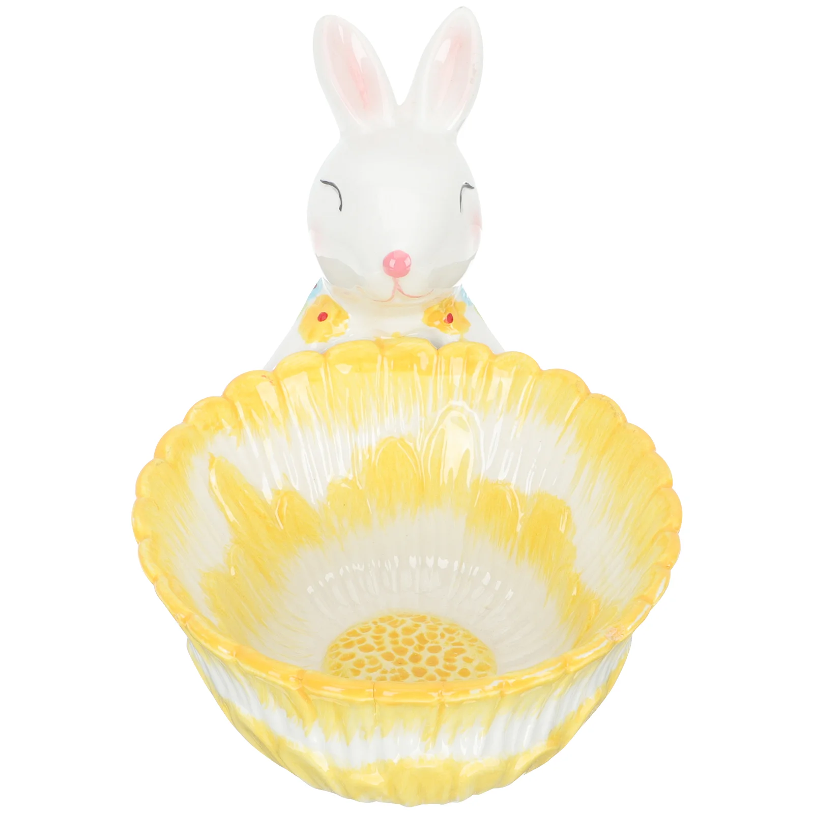 

Bowl Easter Bunny Candy Ceramic Rabbit Bowls Salad Dish Food Plate Storage Fruit Dessert Snack Serving Cereal Basket Party Sushi