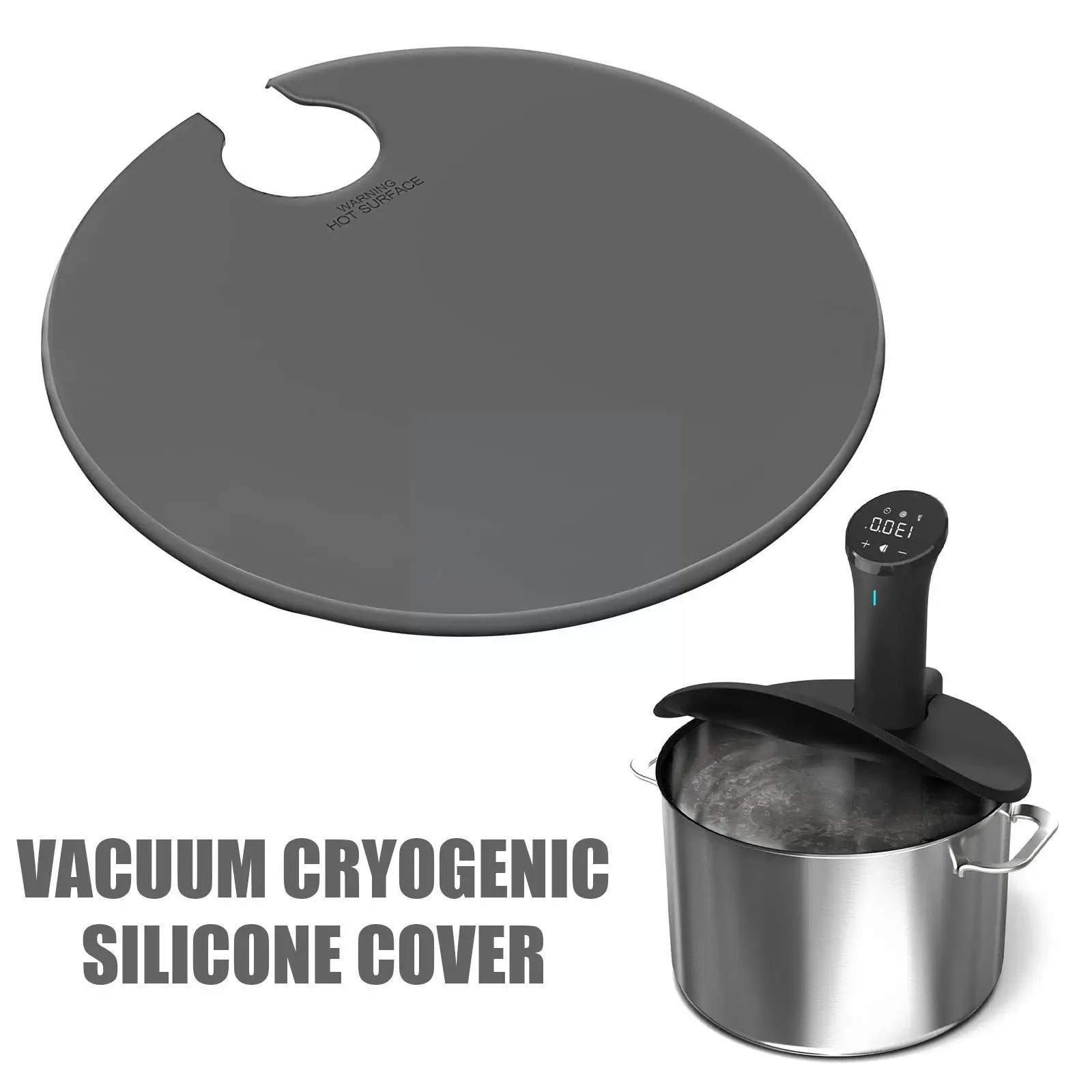 

1pc Silicone Cover Sous Vide Lid For Precision Cooking Culinary Sous Vide Precision Cooker Kitchen Cooking Gadgets R3k6