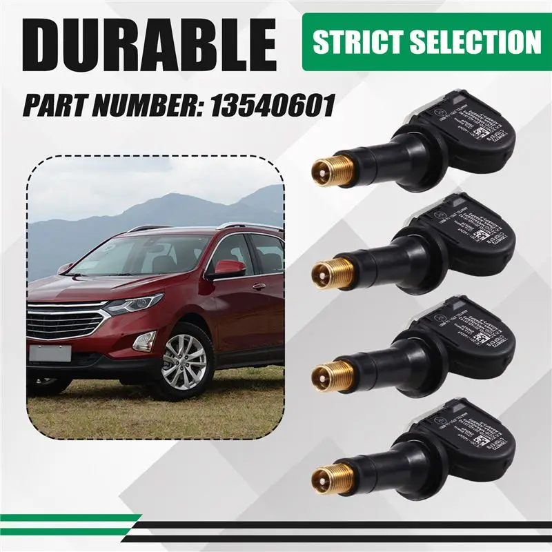 Фото Датчик давления в шинах TPMS M45K-4Pcs 13540601 13598772 315Mhz для Cadillac ATS CTS Equinox Silverado GMC Sierra №4