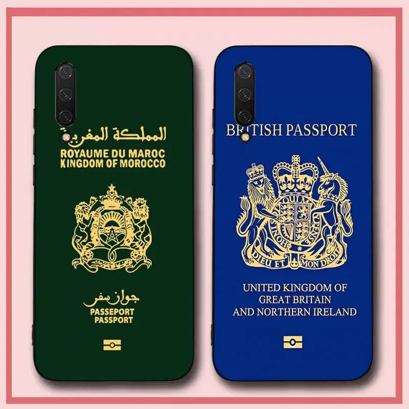 

Passport Phone Case for Xiaomi mi 5 6 8 9 10 lite pro SE Mix 2s 3 F1 Max2 3