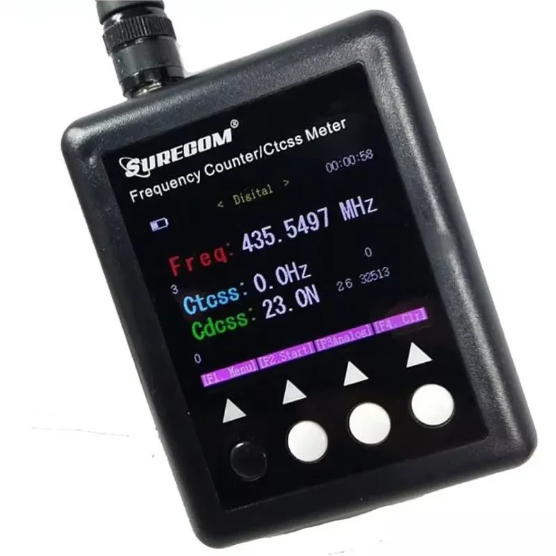 Фото SURECOM SF-401 Plus Частотомер SF401plus 27 МГц-3000 МГц Портативный радиосканер CTCSS/DCS Декодер DMR Цифровой тестер №2