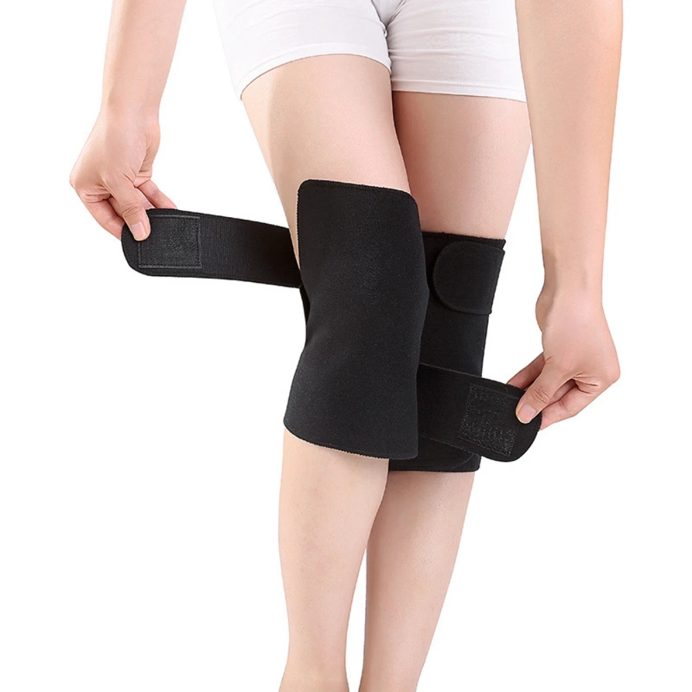 

1Pair Knee Pads Warm Protective Gear Magnetic Therapy Oversized Heating Surface Soft And Comfortable Self-heating Knee Pads