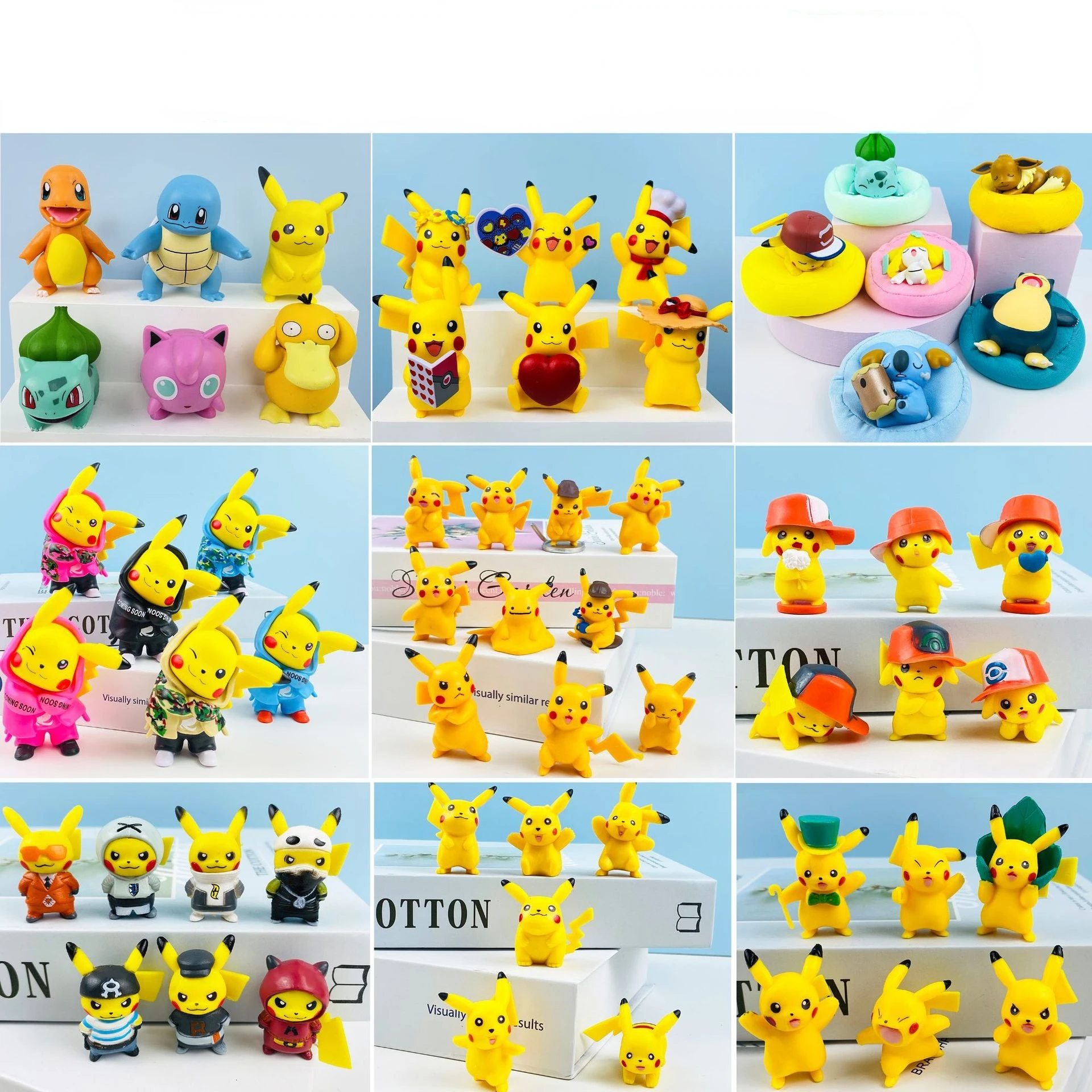 

Pikachu series blind box Action Figure hand-made model doll cake car decoration